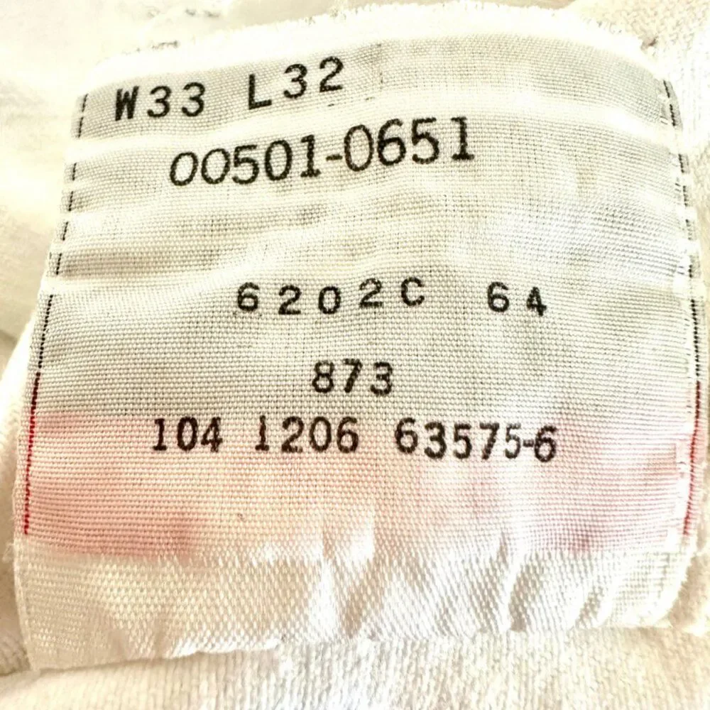 Levi’s 501 Jeans Year 2006 Waist 33X31 Made in Mexico Vintage